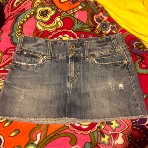 American Eagle jean skirt 6